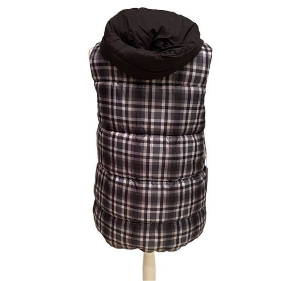 Treasure & Bond Reversible Check Puffer Ski Vest Oversized XS NWT - Picture 9 of 14